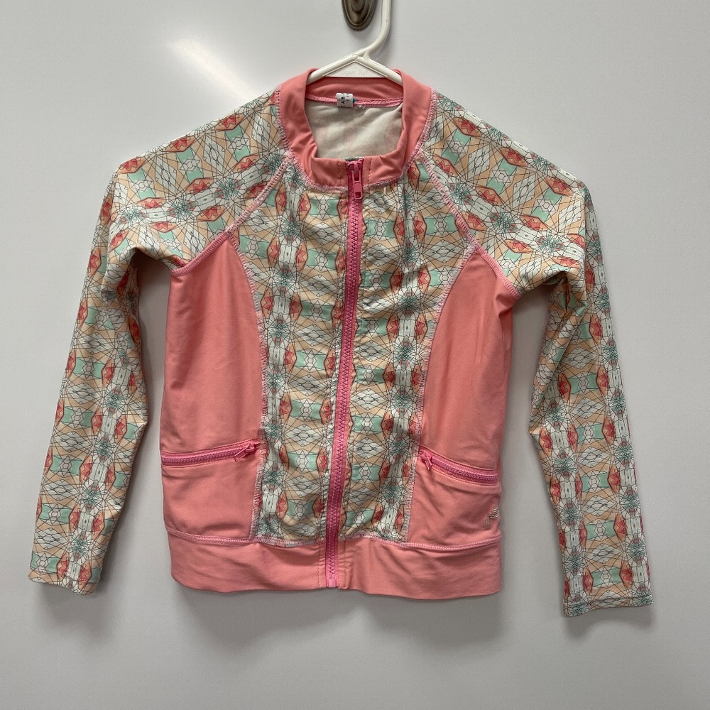 Cabana Life‎ Rashguard swim top or jacket Sz 7/8